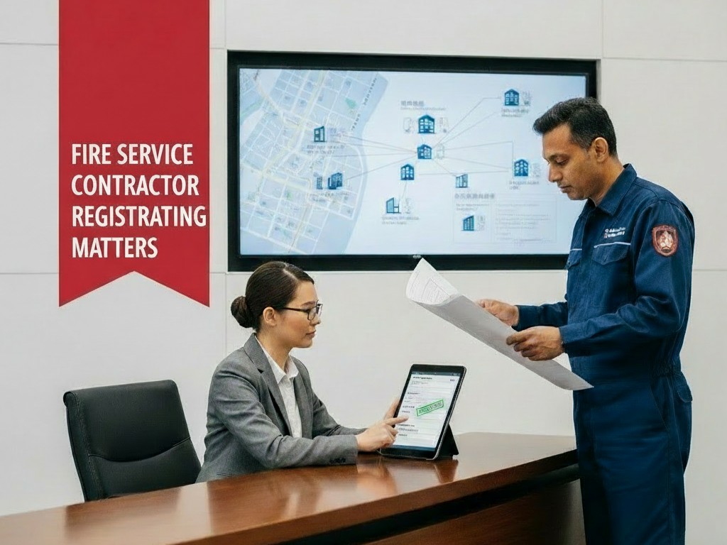 消防裝置承辦商的註冊及監察事宜